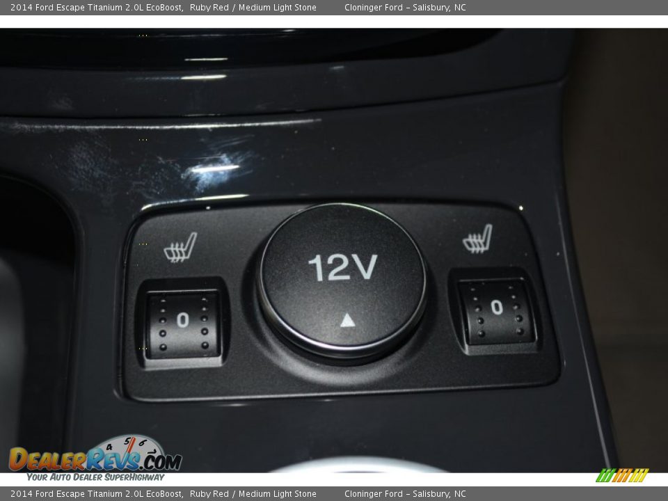 2014 Ford Escape Titanium 2.0L EcoBoost Ruby Red / Medium Light Stone Photo #21