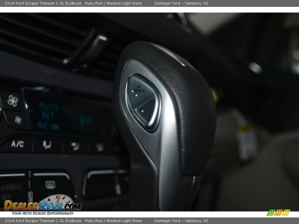 2014 Ford Escape Titanium 2.0L EcoBoost Ruby Red / Medium Light Stone Photo #22