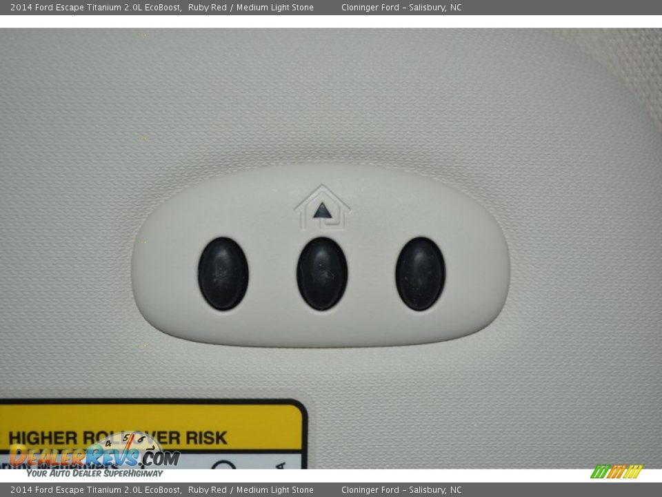 2014 Ford Escape Titanium 2.0L EcoBoost Ruby Red / Medium Light Stone Photo #23