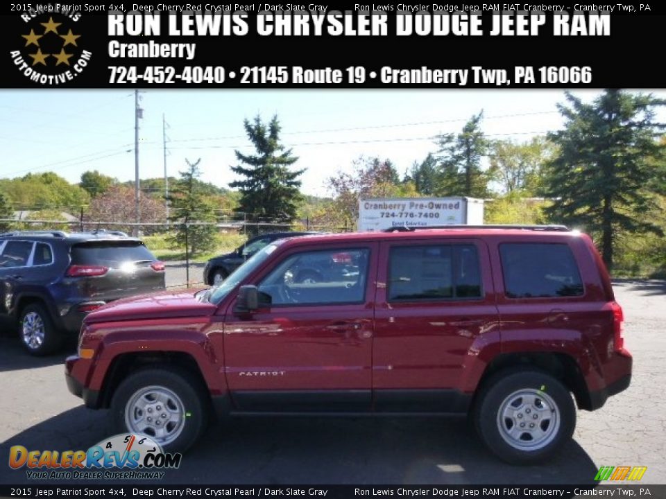 2015 Jeep Patriot Sport 4x4 Deep Cherry Red Crystal Pearl / Dark Slate Gray Photo #1