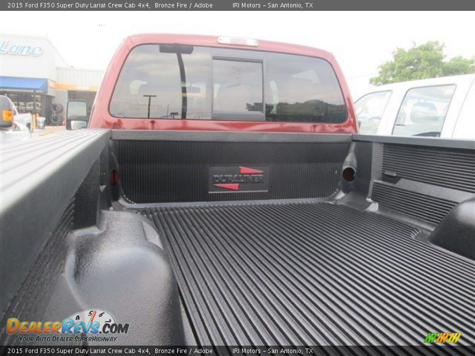 2015 Ford F350 Super Duty Lariat Crew Cab 4x4 Bronze Fire / Adobe Photo #32
