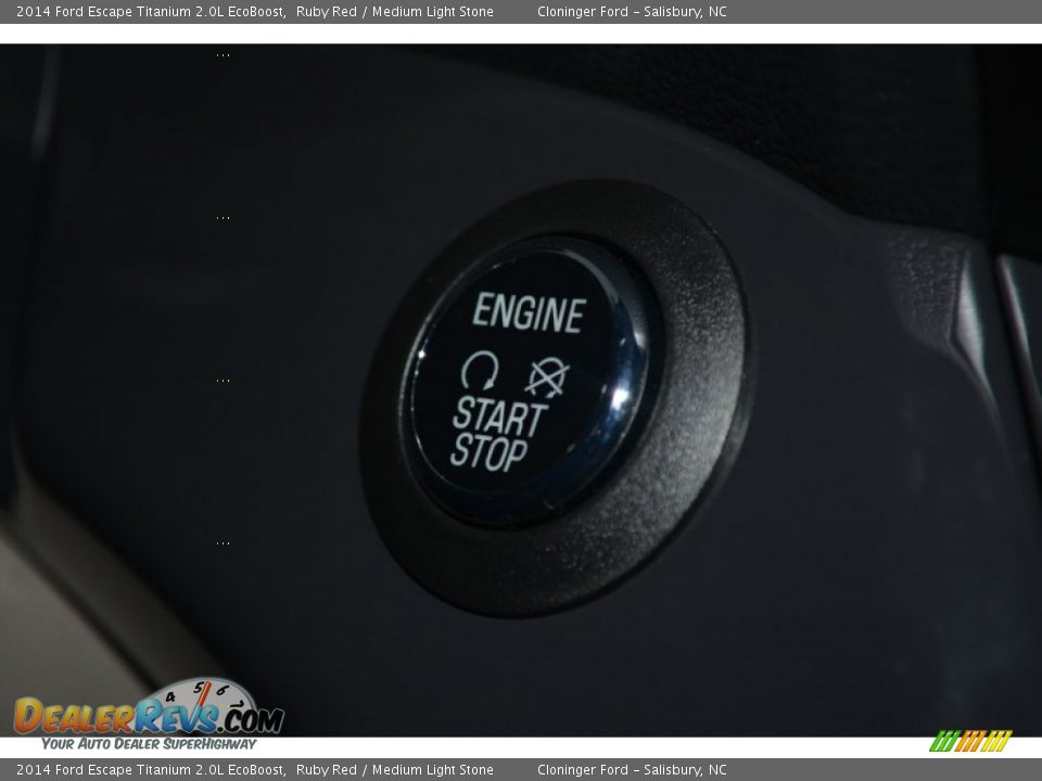 2014 Ford Escape Titanium 2.0L EcoBoost Ruby Red / Medium Light Stone Photo #28