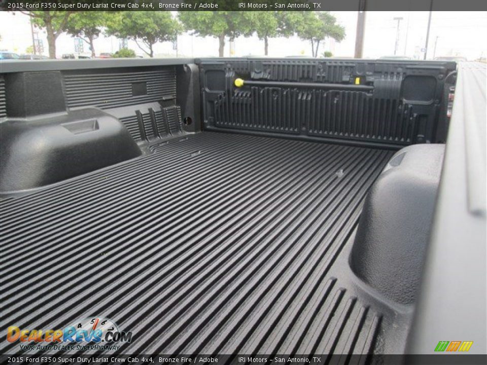 2015 Ford F350 Super Duty Lariat Crew Cab 4x4 Bronze Fire / Adobe Photo #34