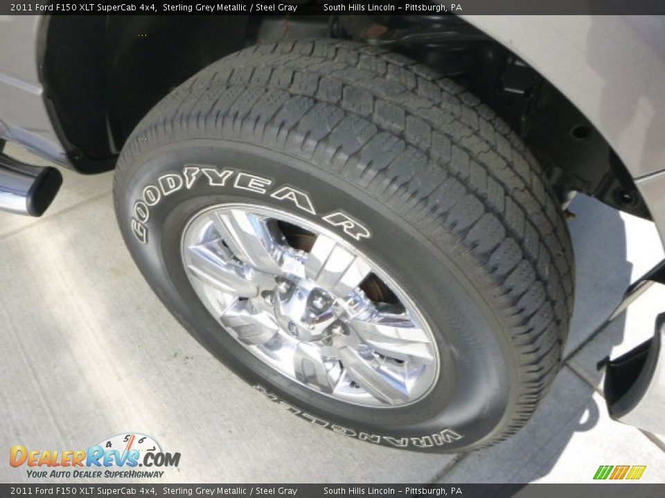 2011 Ford F150 XLT SuperCab 4x4 Sterling Grey Metallic / Steel Gray Photo #9