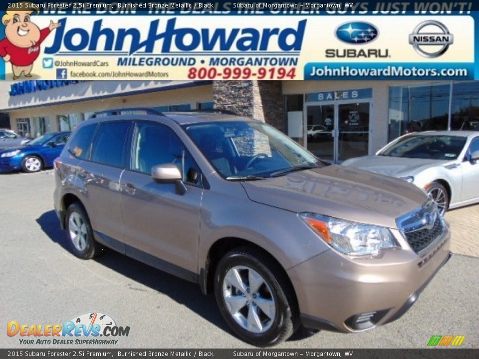 2015 Subaru Forester 2.5i Premium Burnished Bronze Metallic / Black Photo #1
