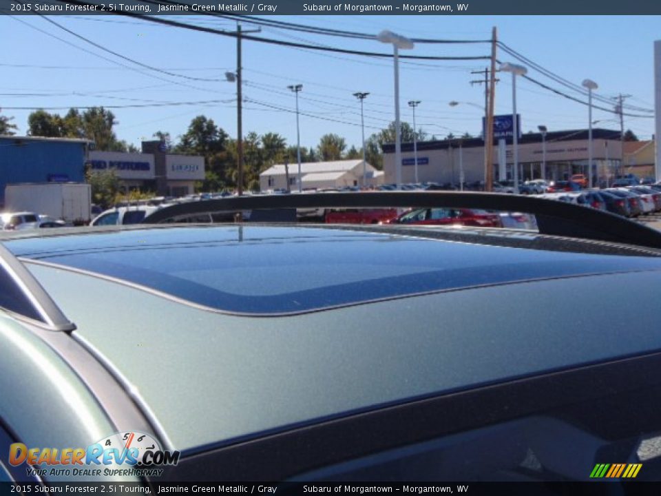 2015 Subaru Forester 2.5i Touring Jasmine Green Metallic / Gray Photo #4