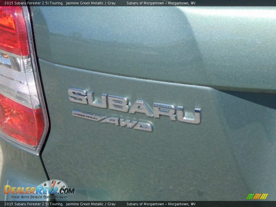 2015 Subaru Forester 2.5i Touring Jasmine Green Metallic / Gray Photo #9