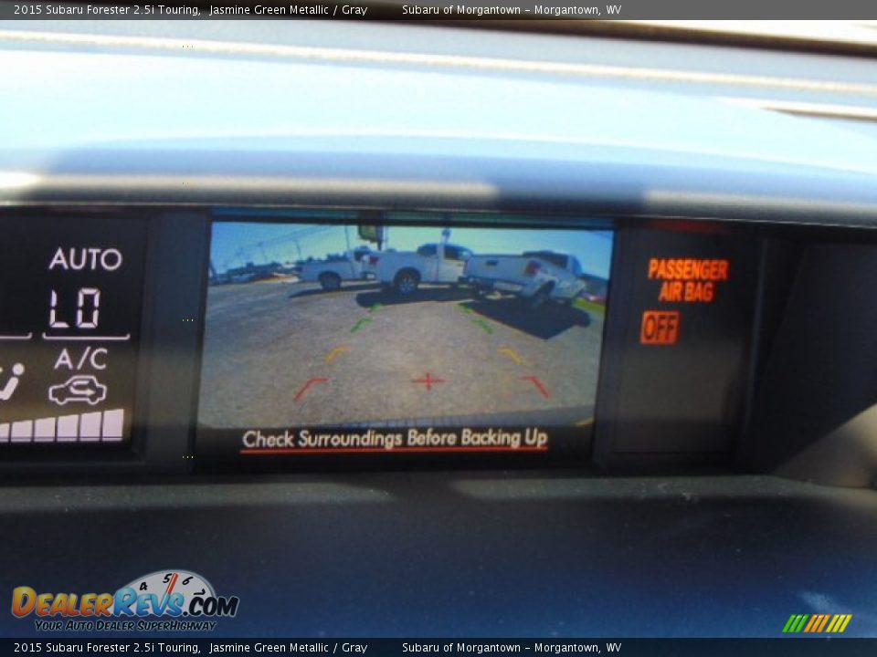 2015 Subaru Forester 2.5i Touring Jasmine Green Metallic / Gray Photo #15