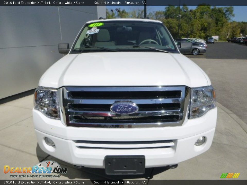 2010 Ford Expedition XLT 4x4 Oxford White / Stone Photo #6