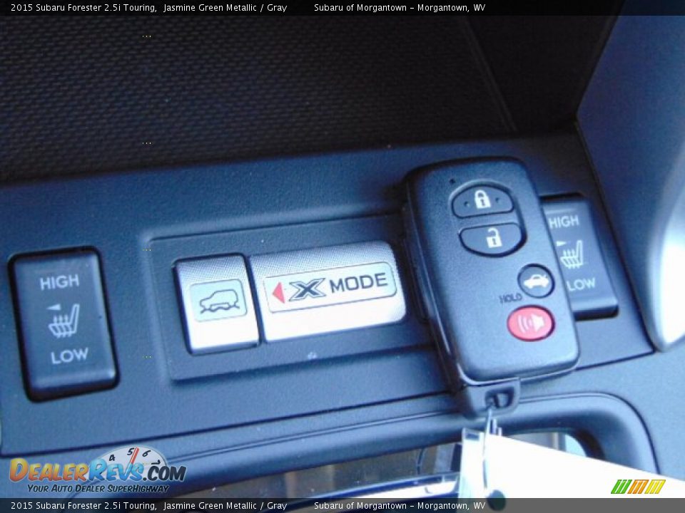 2015 Subaru Forester 2.5i Touring Jasmine Green Metallic / Gray Photo #17