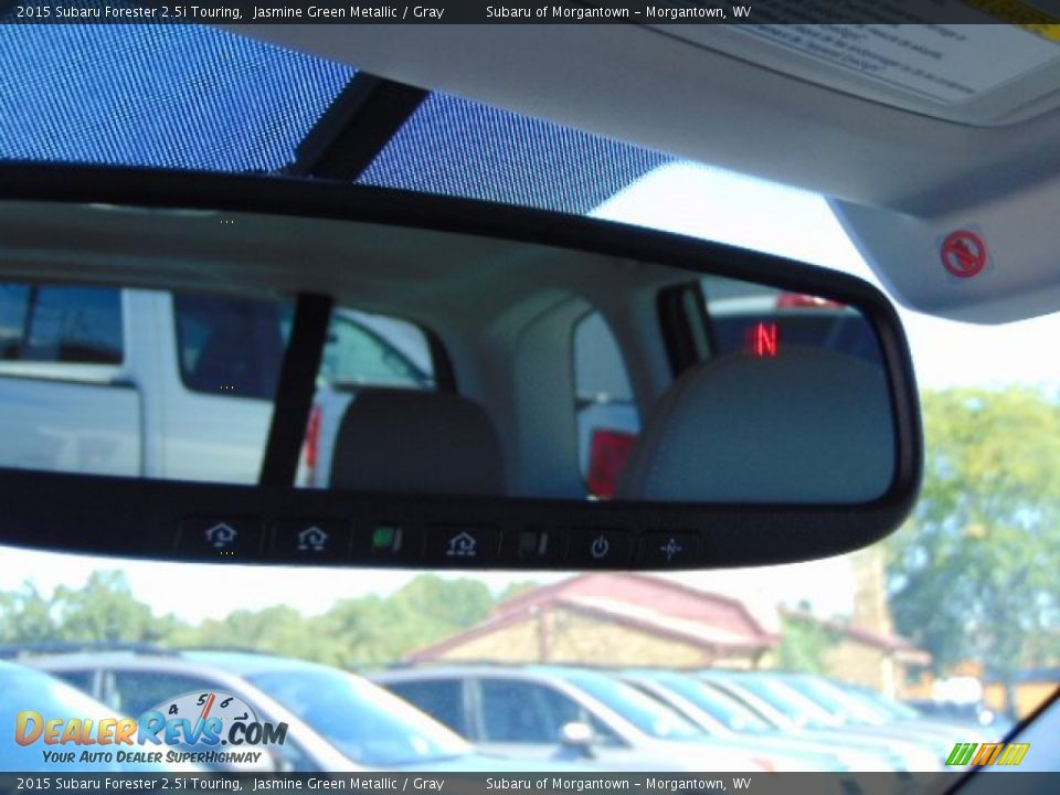 2015 Subaru Forester 2.5i Touring Jasmine Green Metallic / Gray Photo #18
