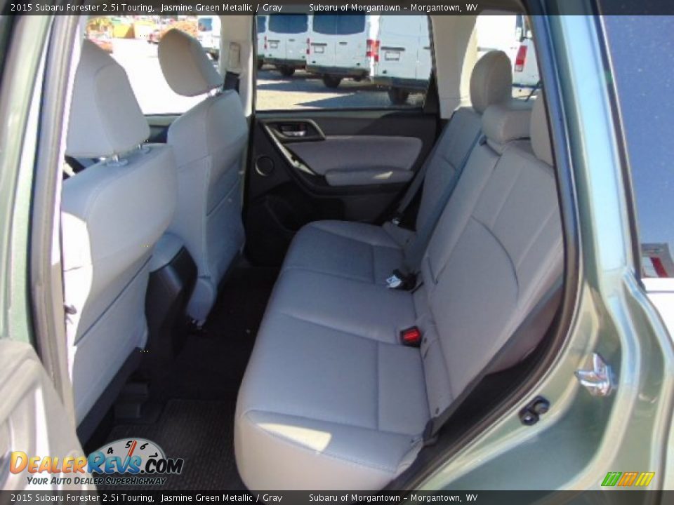 2015 Subaru Forester 2.5i Touring Jasmine Green Metallic / Gray Photo #19