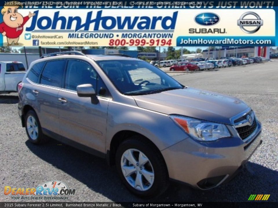 2015 Subaru Forester 2.5i Limited Burnished Bronze Metallic / Black Photo #1