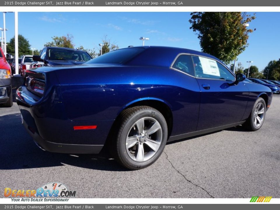 2015 Dodge Challenger SXT Jazz Blue Pearl / Black Photo #3