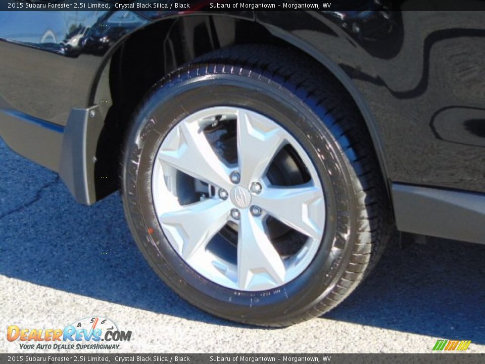 2015 Subaru Forester 2.5i Limited Crystal Black Silica / Black Photo #3