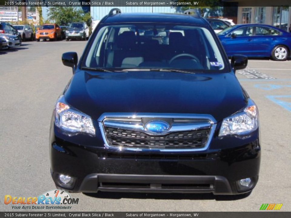 2015 Subaru Forester 2.5i Limited Crystal Black Silica / Black Photo #5