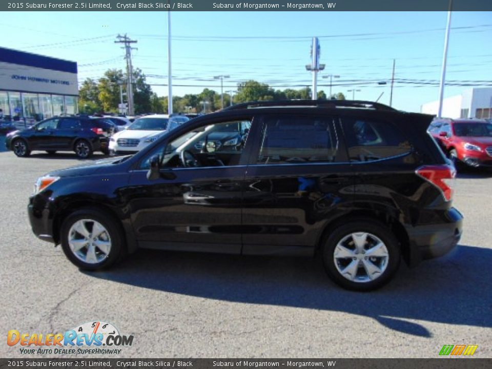 2015 Subaru Forester 2.5i Limited Crystal Black Silica / Black Photo #7