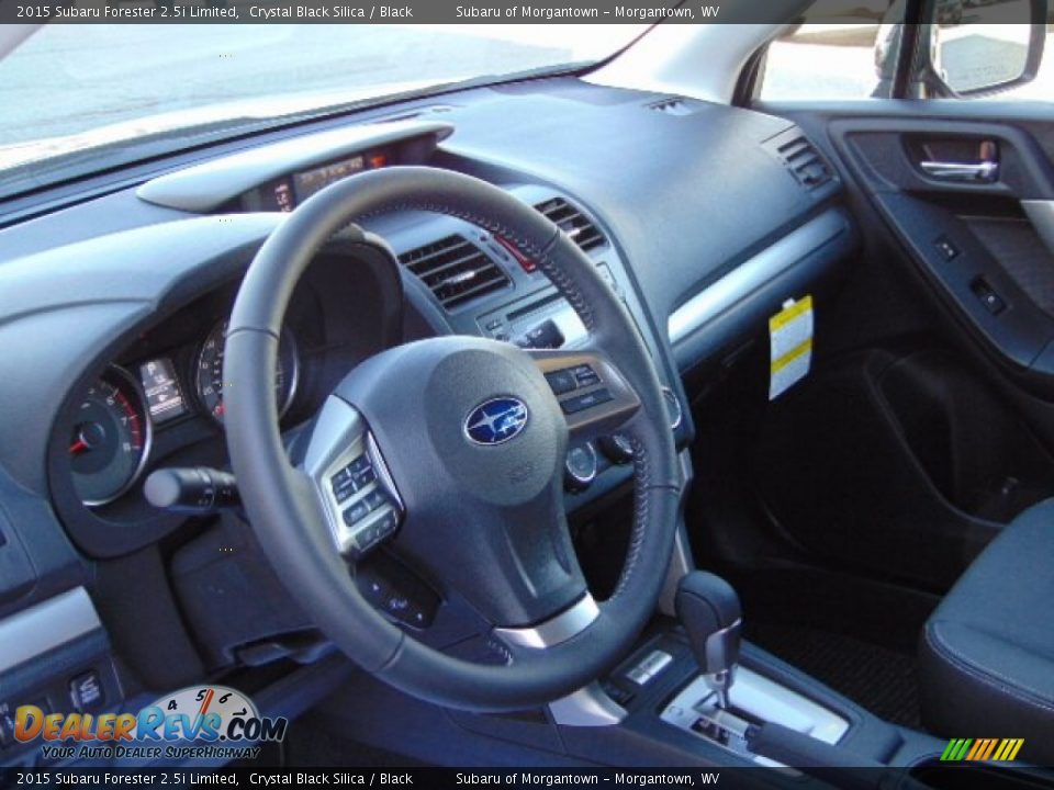 2015 Subaru Forester 2.5i Limited Crystal Black Silica / Black Photo #11