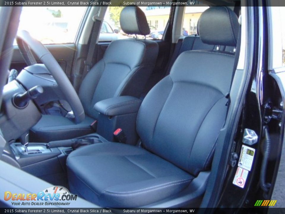 2015 Subaru Forester 2.5i Limited Crystal Black Silica / Black Photo #12