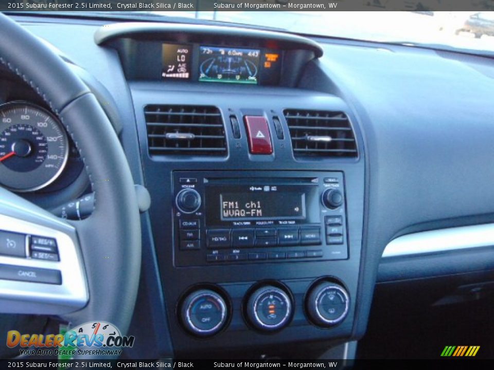 2015 Subaru Forester 2.5i Limited Crystal Black Silica / Black Photo #15