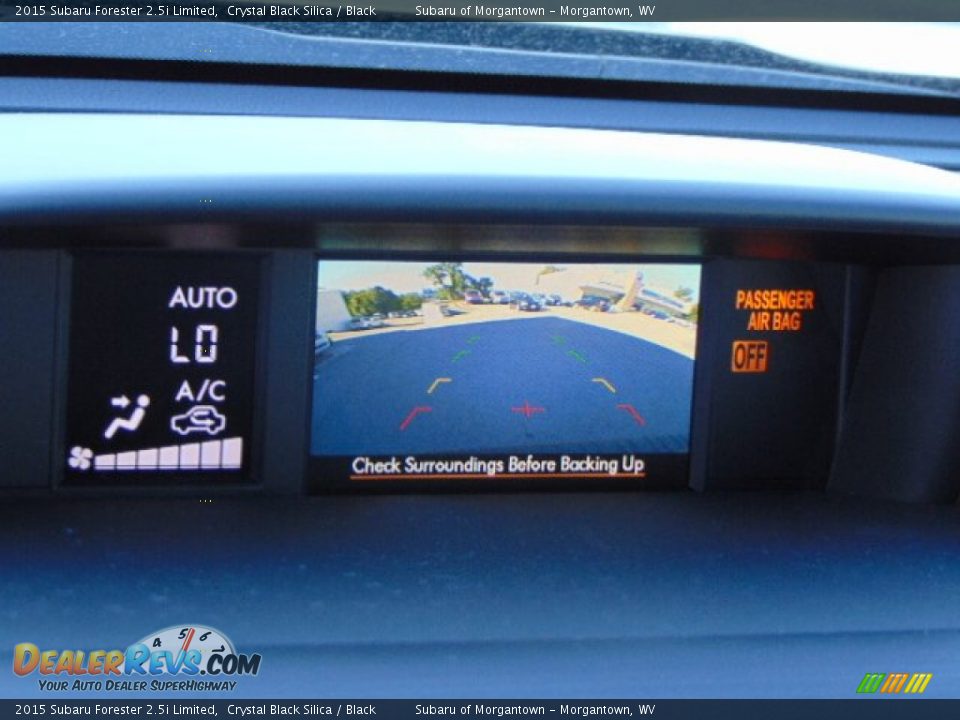 2015 Subaru Forester 2.5i Limited Crystal Black Silica / Black Photo #16