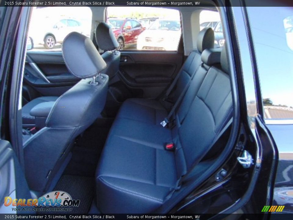 2015 Subaru Forester 2.5i Limited Crystal Black Silica / Black Photo #19