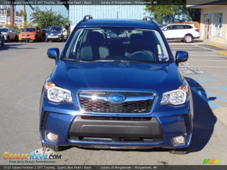 2015 Subaru Forester 2.0XT Touring Quartz Blue Pearl / Black Photo #5
