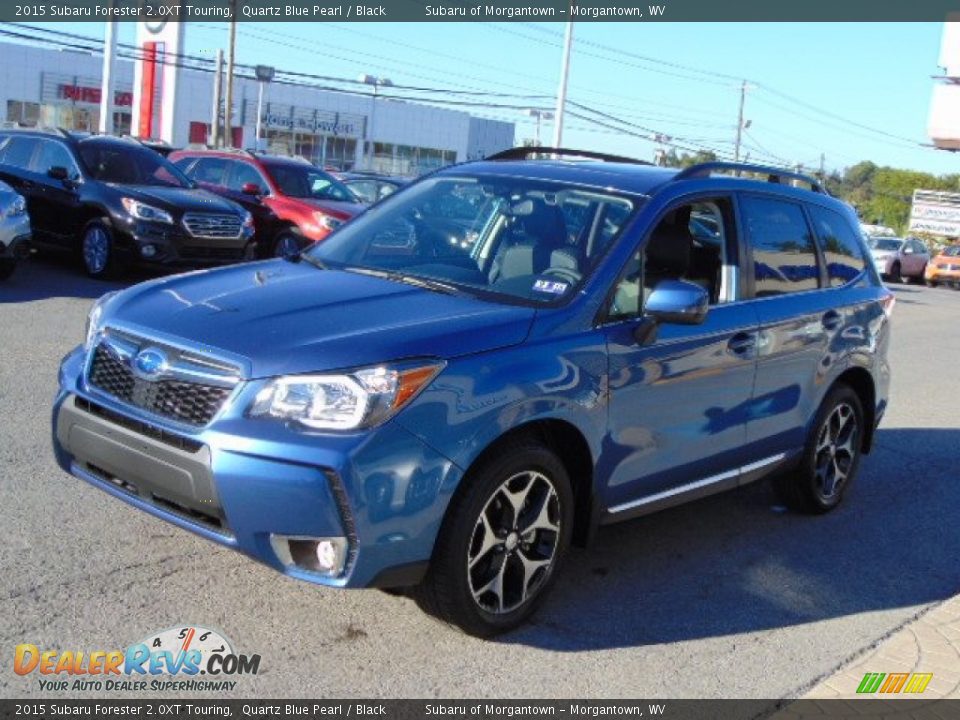 2015 Subaru Forester 2.0XT Touring Quartz Blue Pearl / Black Photo #6