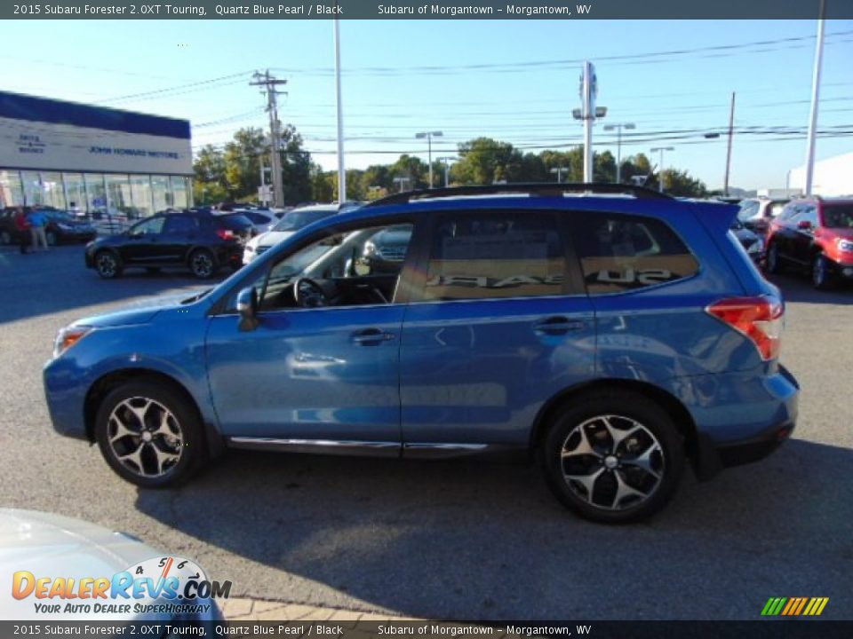 2015 Subaru Forester 2.0XT Touring Quartz Blue Pearl / Black Photo #7