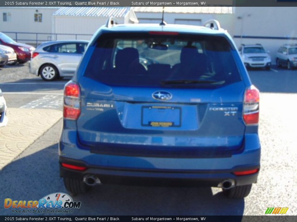 2015 Subaru Forester 2.0XT Touring Quartz Blue Pearl / Black Photo #8
