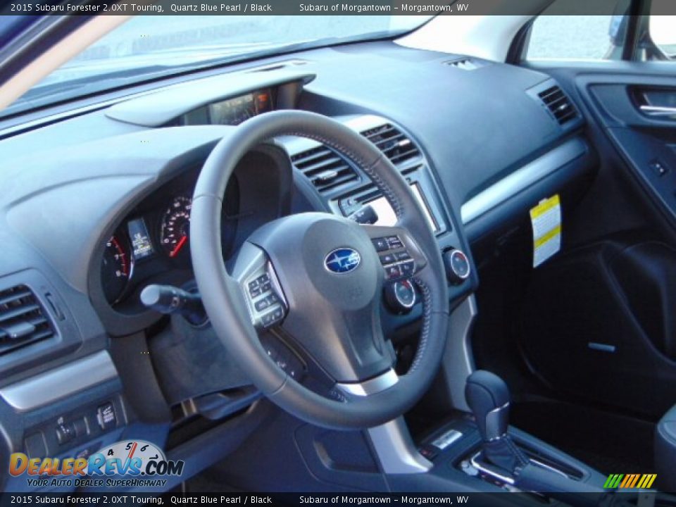 2015 Subaru Forester 2.0XT Touring Quartz Blue Pearl / Black Photo #10