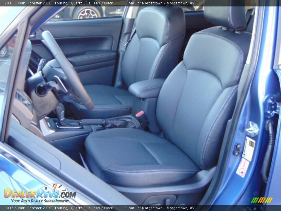 2015 Subaru Forester 2.0XT Touring Quartz Blue Pearl / Black Photo #11