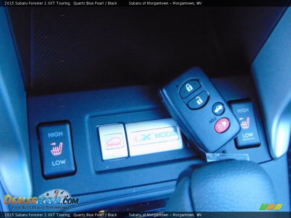 2015 Subaru Forester 2.0XT Touring Quartz Blue Pearl / Black Photo #14