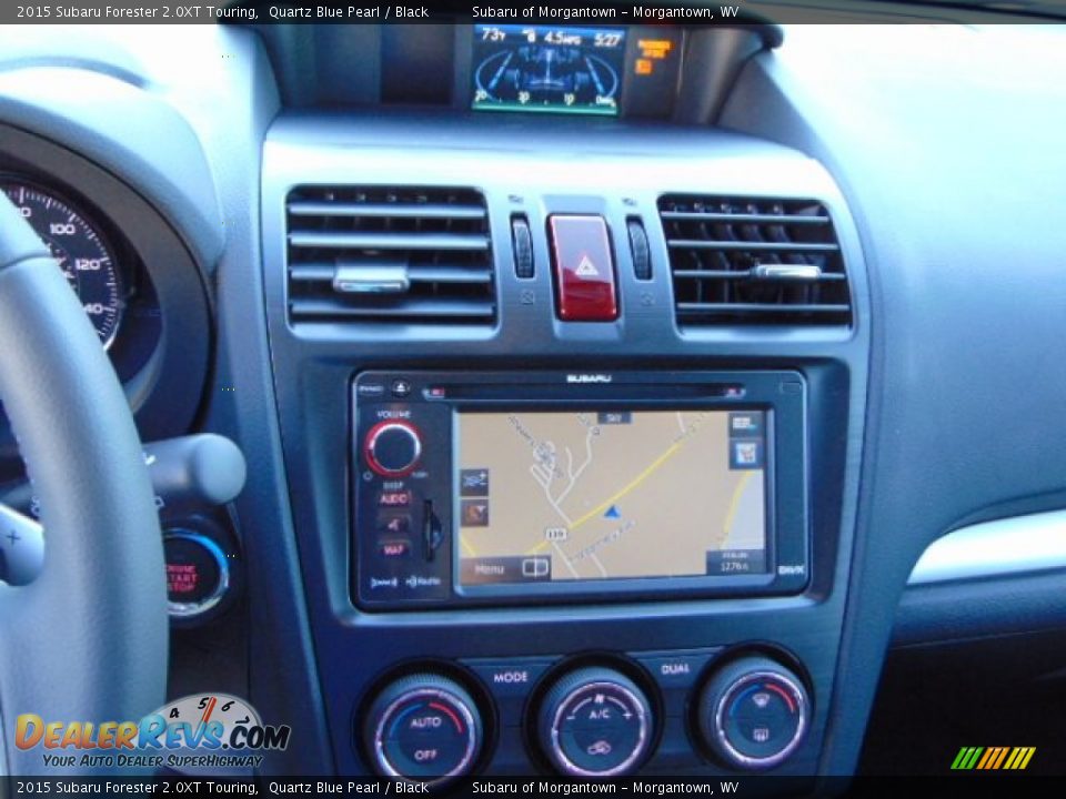 2015 Subaru Forester 2.0XT Touring Quartz Blue Pearl / Black Photo #15