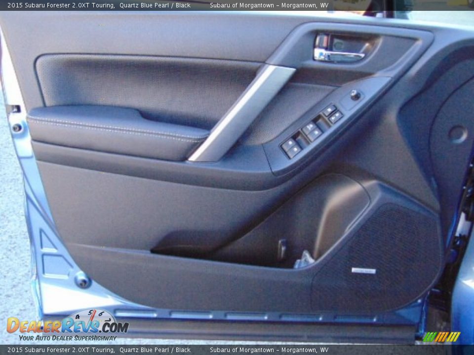 2015 Subaru Forester 2.0XT Touring Quartz Blue Pearl / Black Photo #17