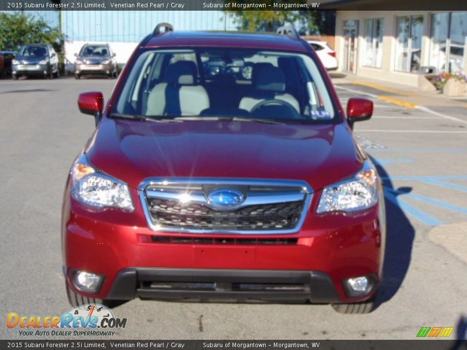 2015 Subaru Forester 2.5i Limited Venetian Red Pearl / Gray Photo #5
