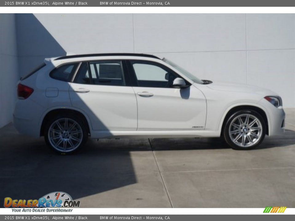 2015 BMW X1 xDrive35i Alpine White / Black Photo #2