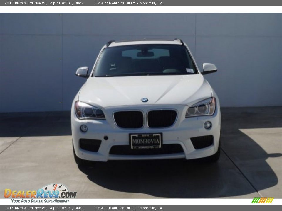 2015 BMW X1 xDrive35i Alpine White / Black Photo #3