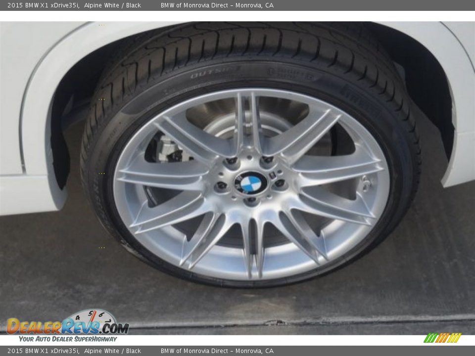 2015 BMW X1 xDrive35i Alpine White / Black Photo #4