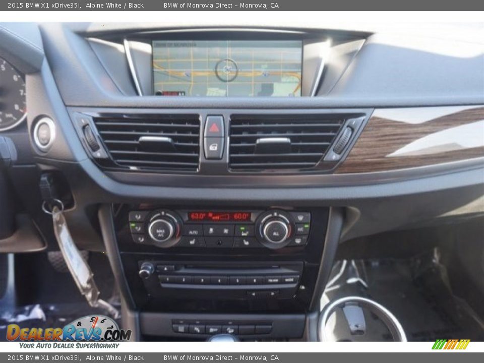 2015 BMW X1 xDrive35i Alpine White / Black Photo #7