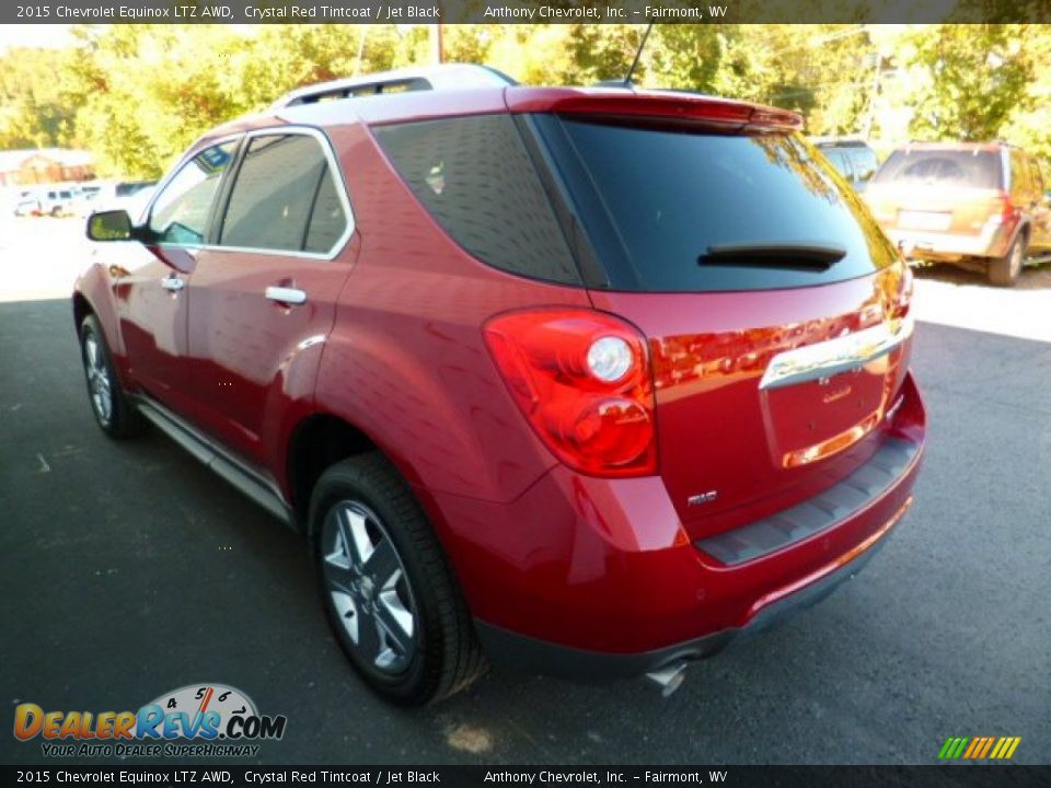 2015 Chevrolet Equinox LTZ AWD Crystal Red Tintcoat / Jet Black Photo #4