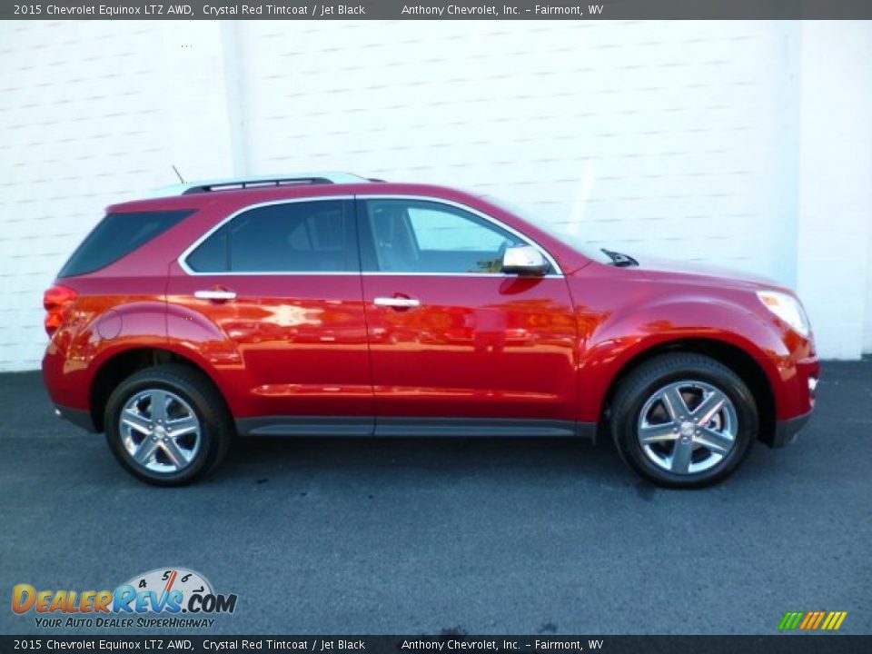 2015 Chevrolet Equinox LTZ AWD Crystal Red Tintcoat / Jet Black Photo #7