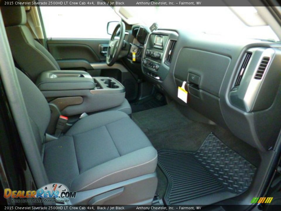 2015 Chevrolet Silverado 2500HD LT Crew Cab 4x4 Black / Jet Black Photo #9