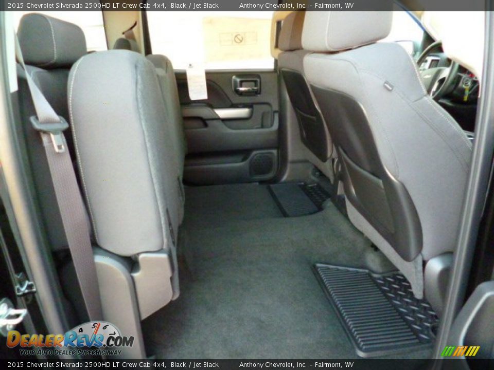 2015 Chevrolet Silverado 2500HD LT Crew Cab 4x4 Black / Jet Black Photo #11