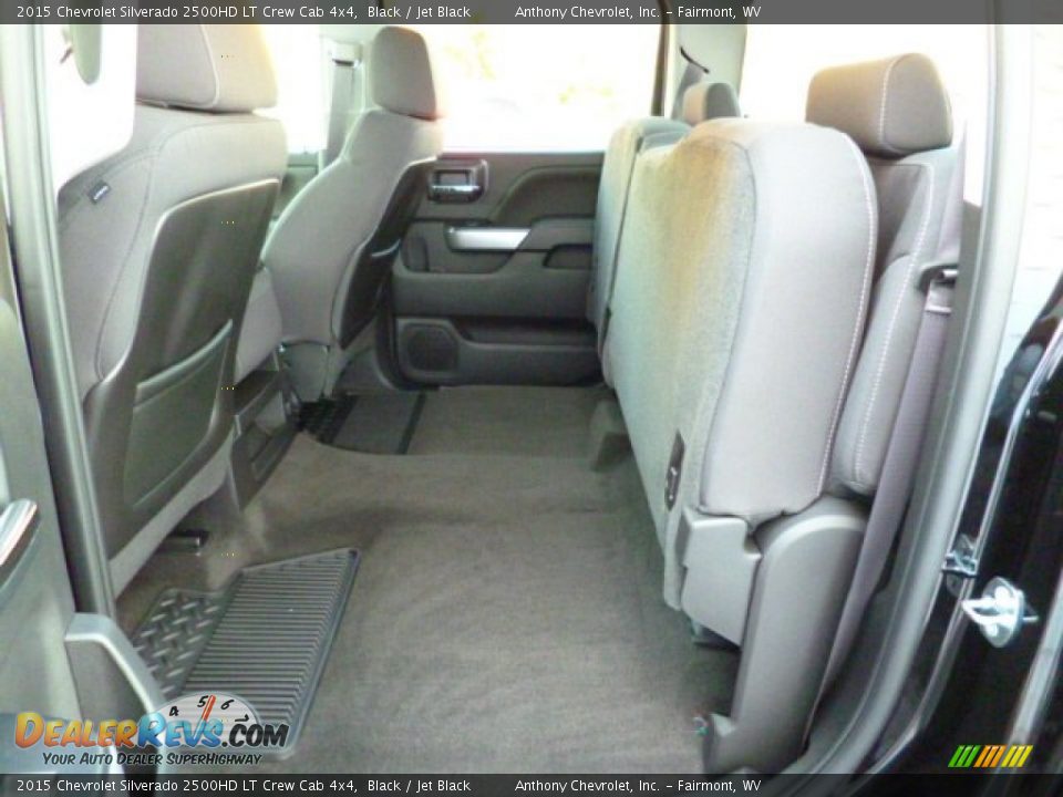2015 Chevrolet Silverado 2500HD LT Crew Cab 4x4 Black / Jet Black Photo #13