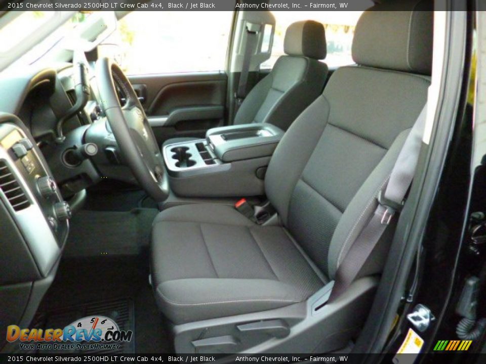 2015 Chevrolet Silverado 2500HD LT Crew Cab 4x4 Black / Jet Black Photo #15