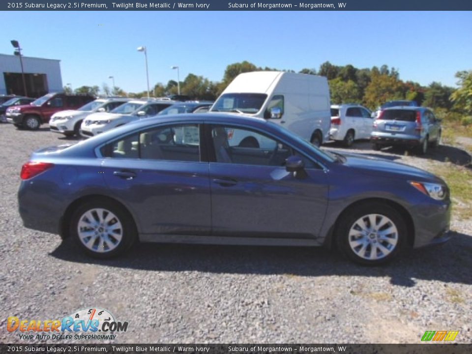 2015 Subaru Legacy 2.5i Premium Twilight Blue Metallic / Warm Ivory Photo #2