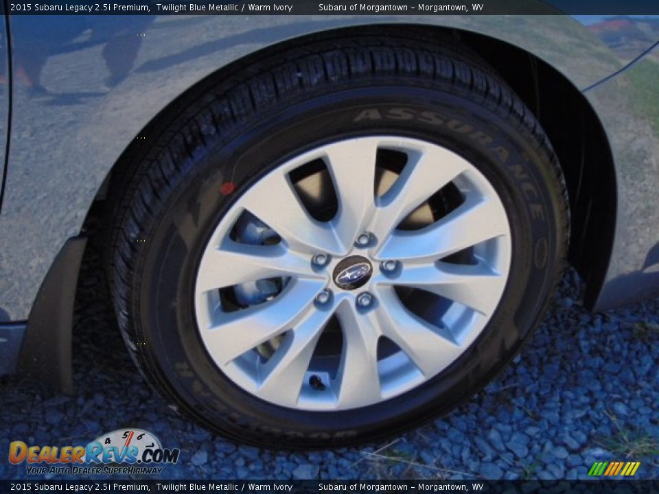 2015 Subaru Legacy 2.5i Premium Twilight Blue Metallic / Warm Ivory Photo #3