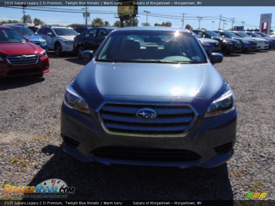 2015 Subaru Legacy 2.5i Premium Twilight Blue Metallic / Warm Ivory Photo #4