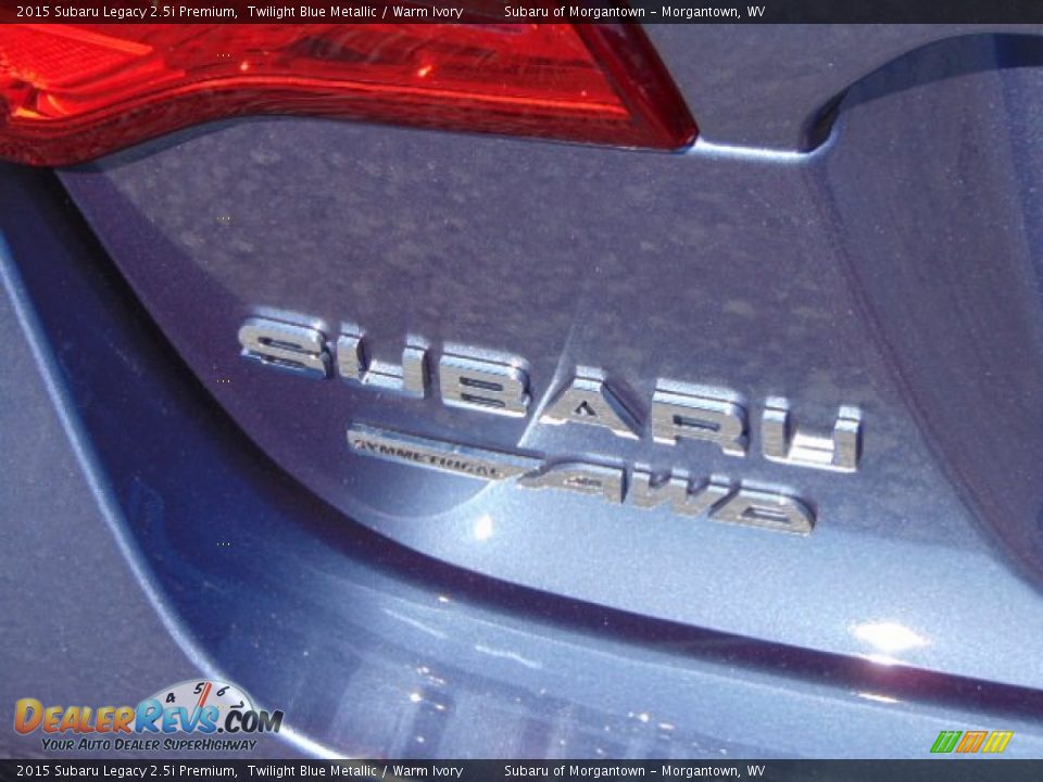 2015 Subaru Legacy 2.5i Premium Twilight Blue Metallic / Warm Ivory Photo #8